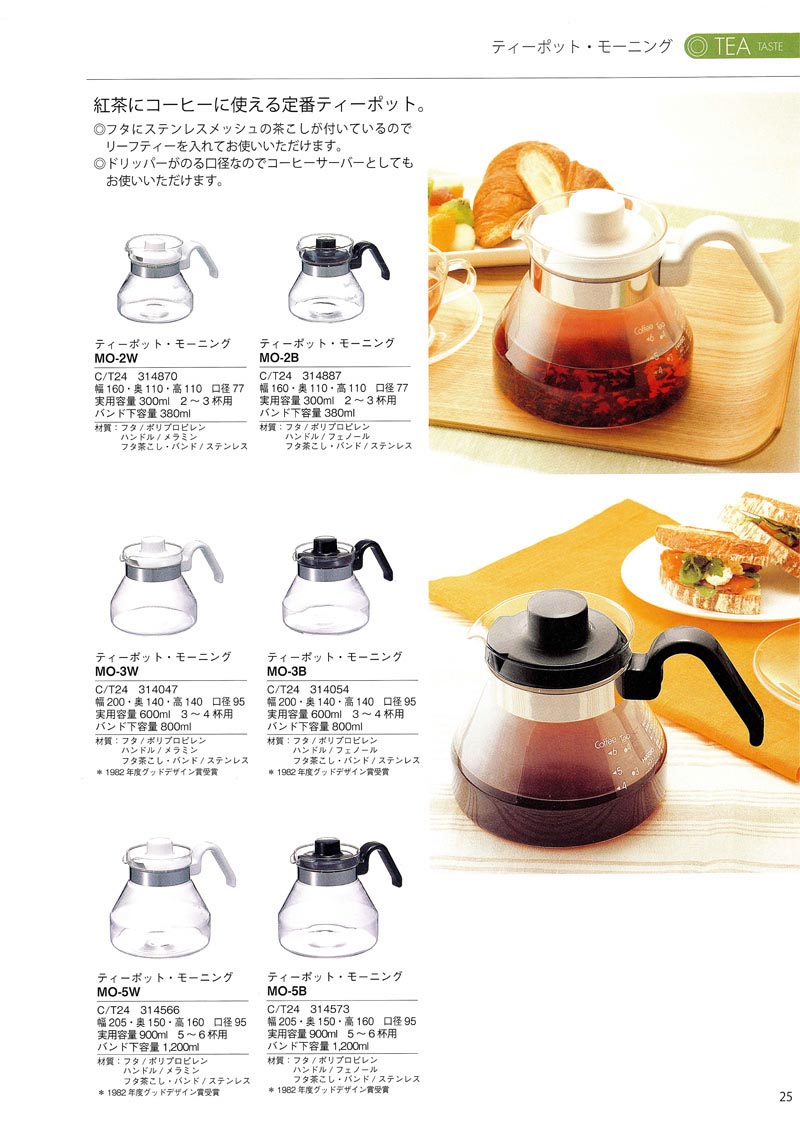 Catalog 2007, TEA, MO-2W, MO-2B, MO-3W, MO-3B, MO-5W, MO-5B