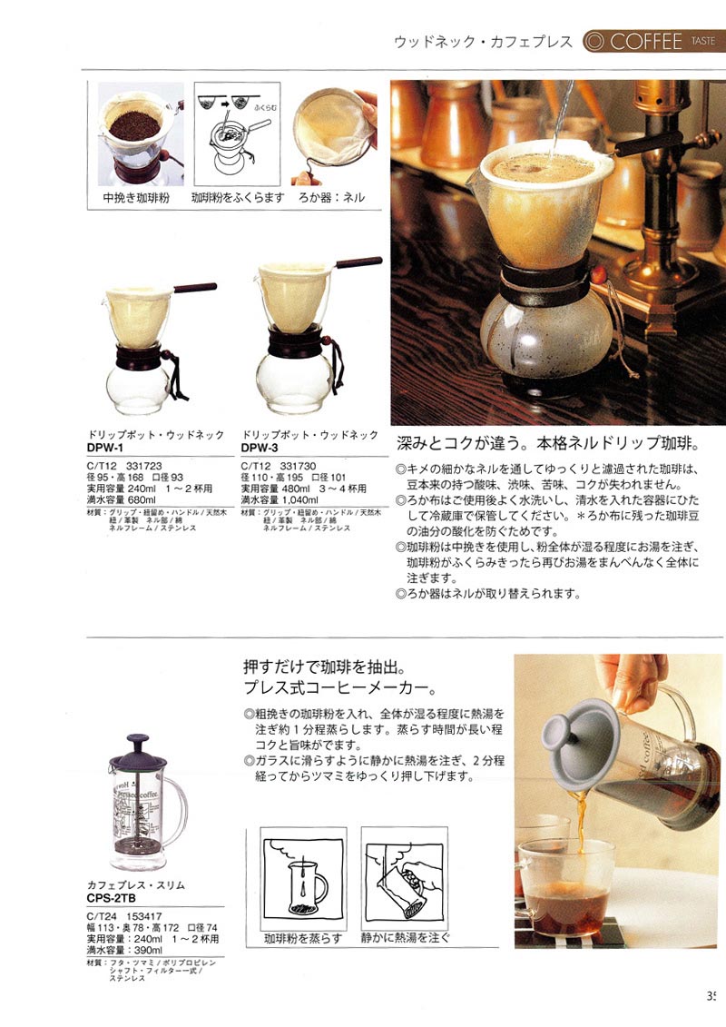 Catalog 2007, COFFEE, DPW-1, DPW-3, CPS-2TB