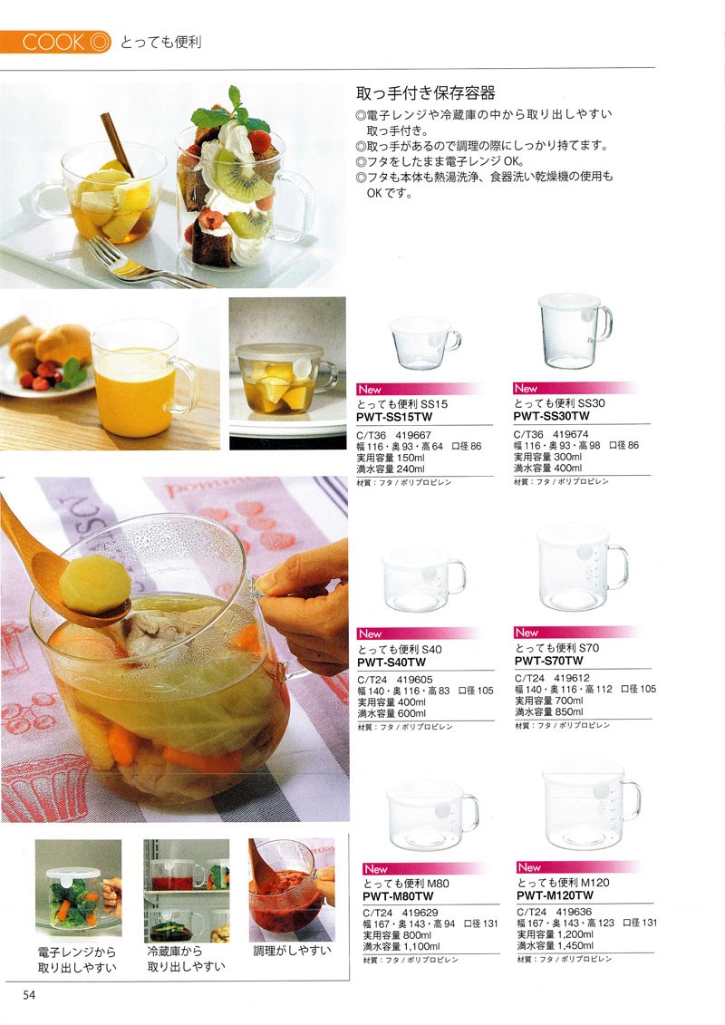 Catalog 2007, COOK, PWT-SS15TW, PWT-SS30TW, PWT-S40TW, PWT-S70TW, PWT-M80TW, PWT-M120TW