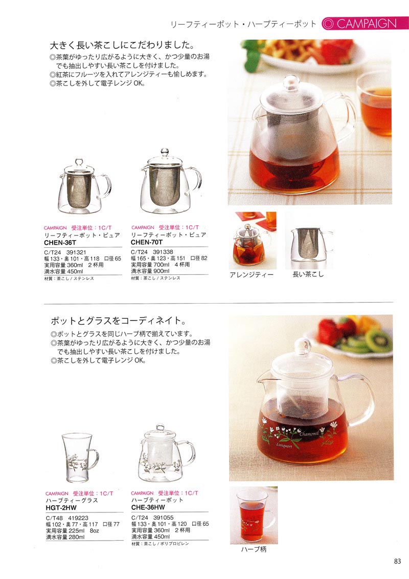 Catalog 2007, Campaign, CHEN-36T, CHEN-70T, HGT-2HW, CHE-36HW