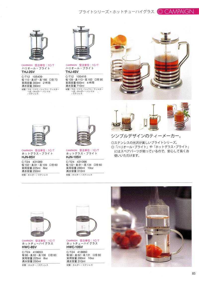 Catalog 2007, Campaign, THJ-2SV, THJ-4SV, HJN-8SV, HJN-10SV, HWC-8SV, HWC-10SV