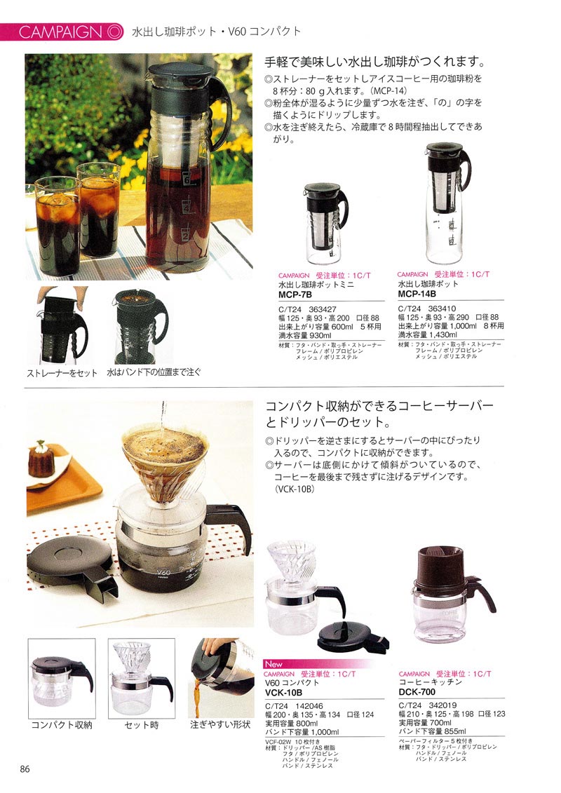 Catalog 2007, Campaign, V60, ICE COFFEE MAKER, VIC-7B