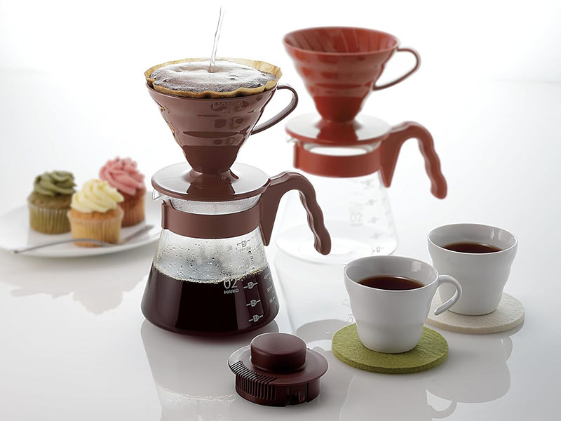 V60 Coffee Server 02 Set - VCSD-02CBR