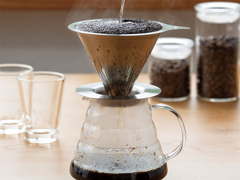 Double mesh metal dripper - DMD-02-HSV