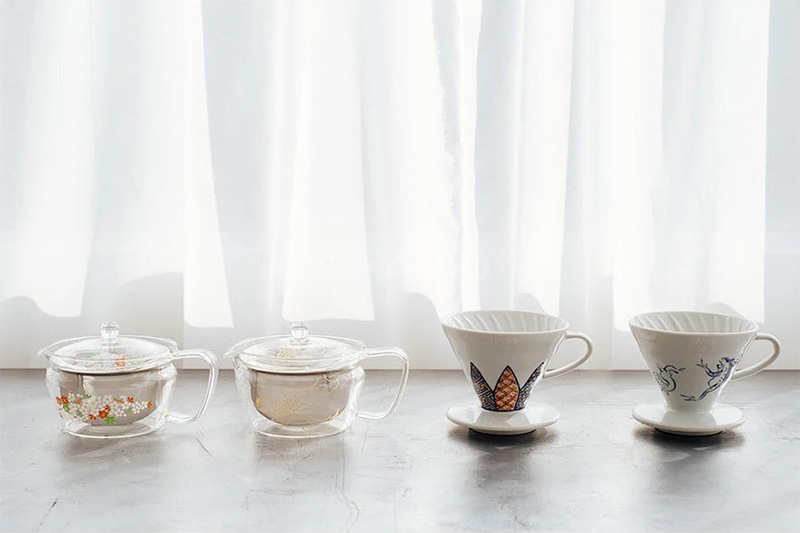 HARIO x Tachikichi Ceramic Dripper 02 Choju-Giga - T-VDC-02-W-CG