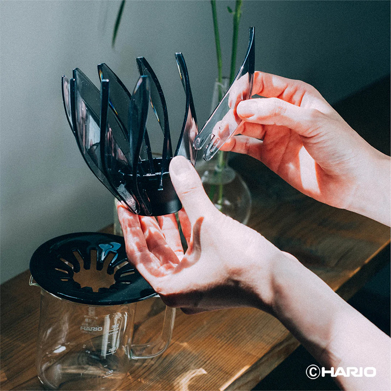 V60 Dripper SUIREN Transparent Black - VDSU-02-TB image6