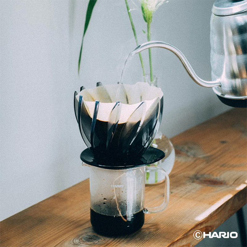 V60 Dripper SUIREN Transparent Black - VDSU-02-TB image7