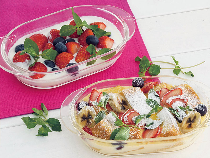 Heatproof Gratin Plate 2pc Set - HGZO-1812