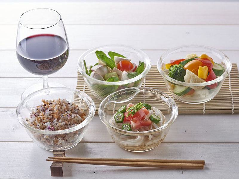 Heatproof Salad Bowl 4pc Set - HSB-2812