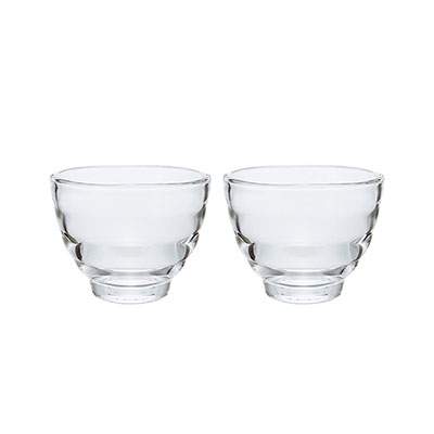 Yunomi Heatproof Glass Cup Pair - HU-1424