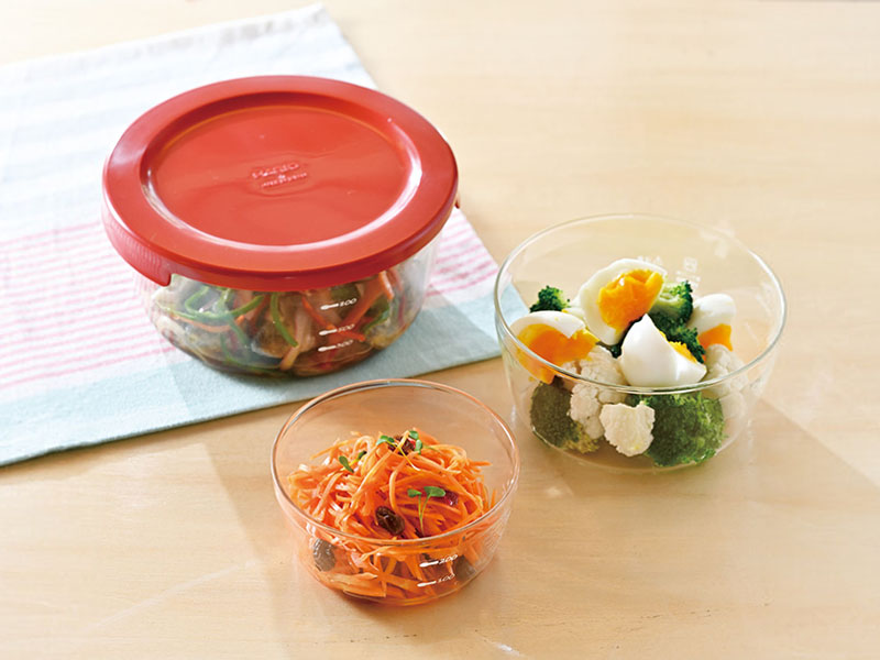 Heatproof Glass Storage Container 3pc Set - MST-3018-R
