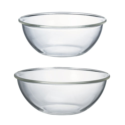 Hario Shallow Mixing Bowls 2pc Set - MXPA-2806