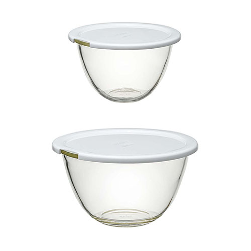 Hario Mixing Bowl with the lid 2pc set - MXPF-3506-W